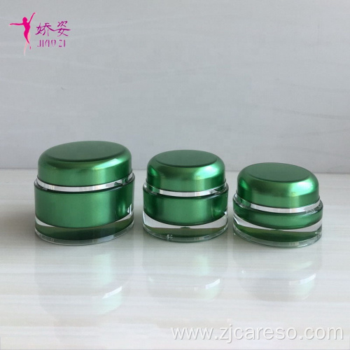 Sets Round Shape Cosmetic Airless Bottle Cream Jar